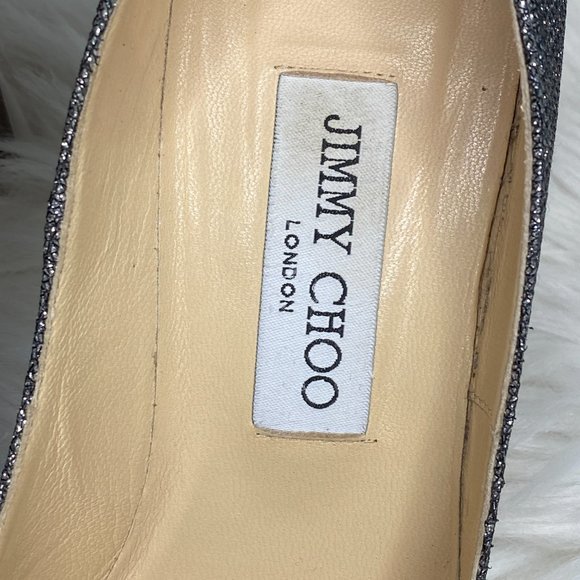 Jimmy Choo Glitter Stilettos - Picture 2 of 14